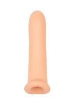 Телесный фаллоудлинитель Striker - 13,5 см.